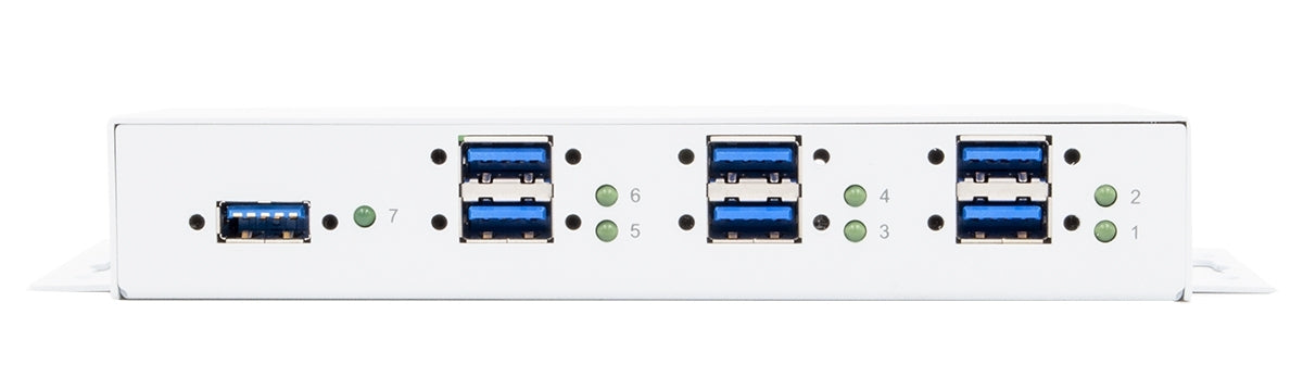EXSYS EX-1189HMVS-3W USB-Hub – USB-A, 7× USB-A