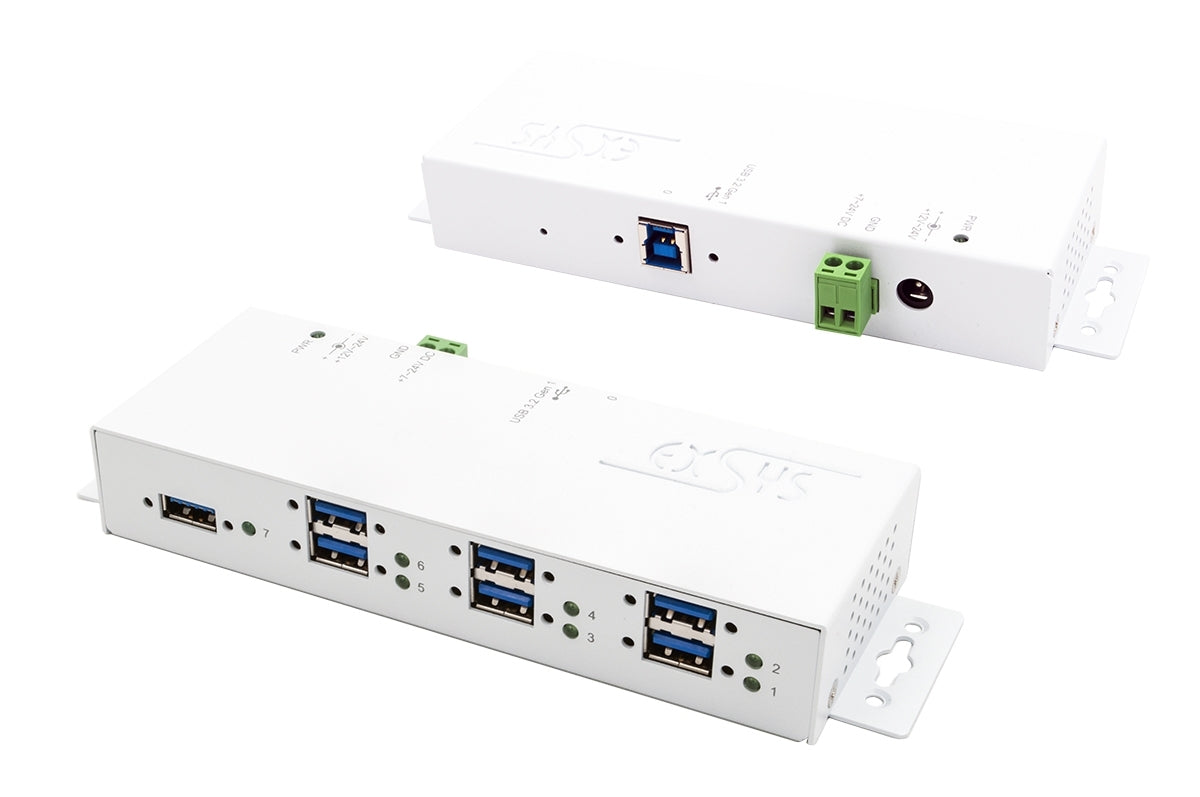 EXSYS EX-1189HMVS-3W USB-Hub – USB-A, 7× USB-A
