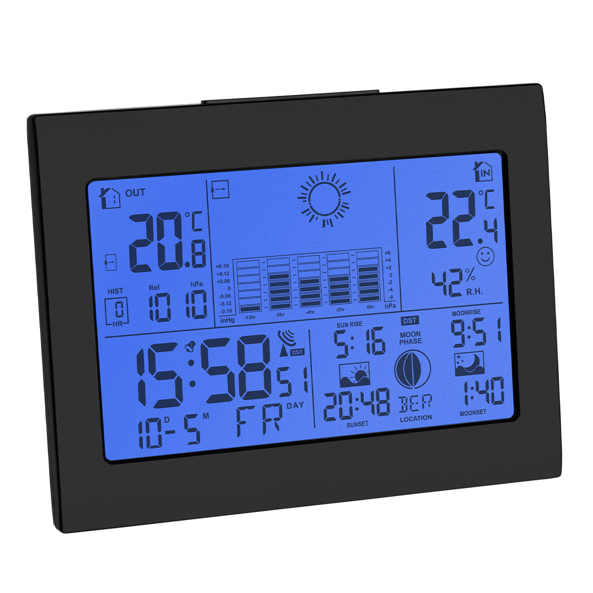 TFA-Dostmann HORIZON Temperatur-/Feuchtesensor – Kabellos, −20–60 °C, 20–95 %, Innen/Aussen