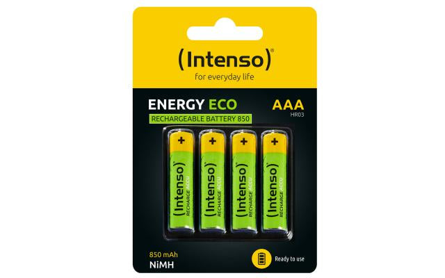 Intenso AAA Akkus, NiMH, 850 mAh, 1,2 V – 4 Stk.