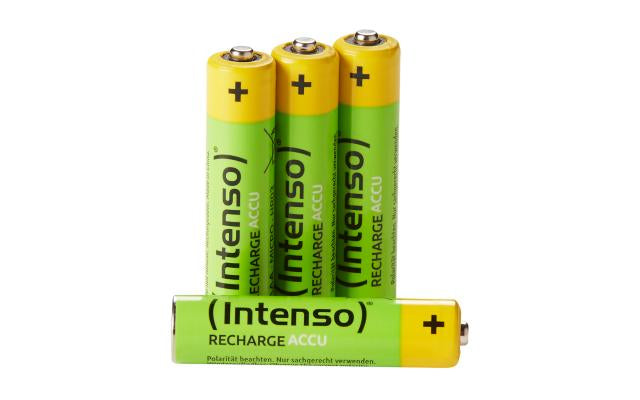 Intenso AAA Akkus, NiMH, 850 mAh, 1,2 V – 4 Stk.