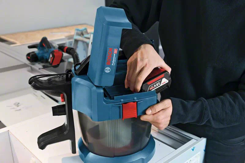 Bosch Professioneller Nass-/Trockensauger GAS 18V-10L CLC – 18 V (AMPShare) – Solo – HEPA