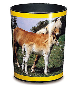 Laufer Papierkorb 26557 – 13 l – Kunststoff, rund – mehrfarbig