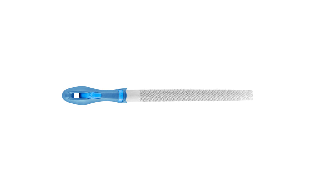PFERD Werkstattfeile Halbrund-Spitz – 250 mm, Hieb 2, mit Heft – für Holz