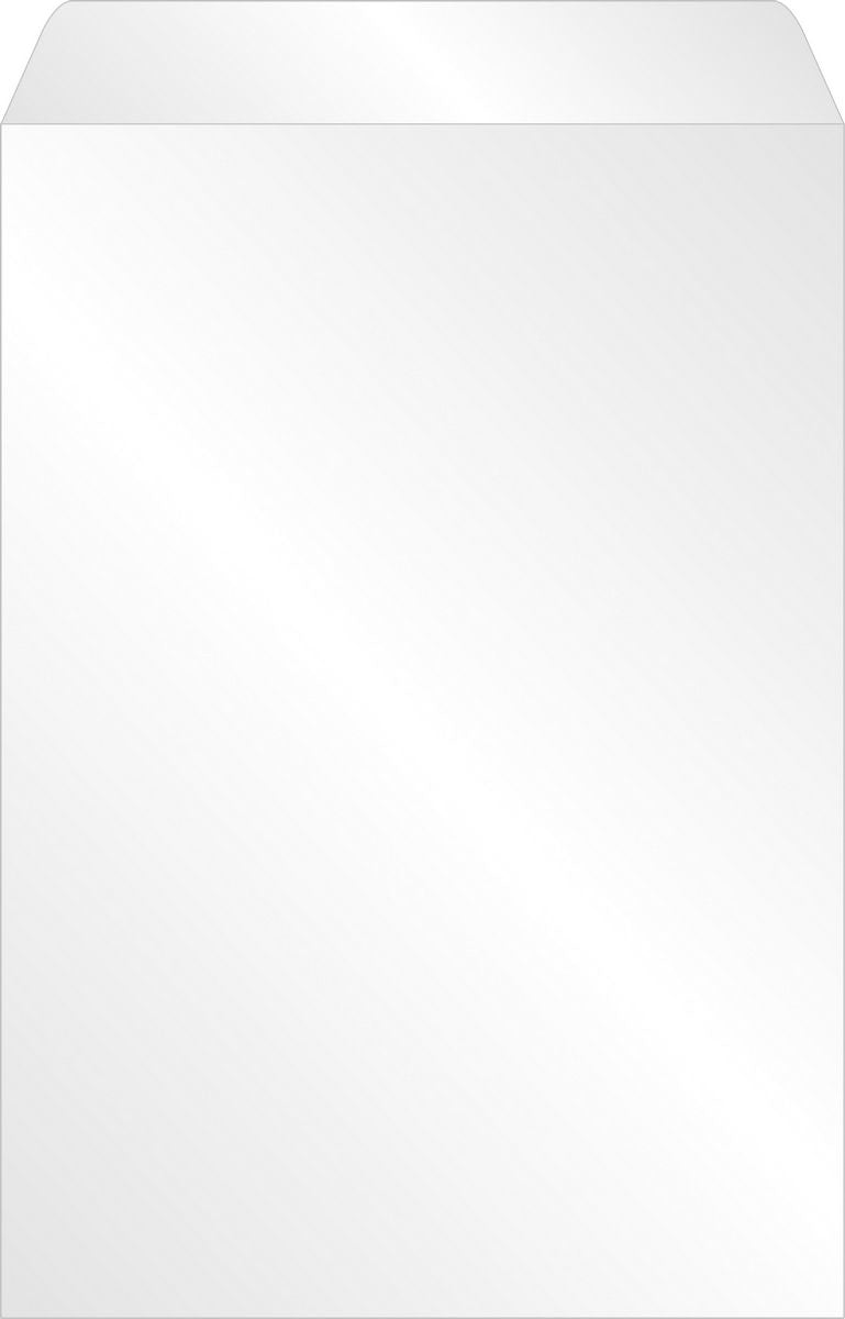 Sigel Couvert C4 (229 × 324 mm), ohne Fenster, haftklebend, transparent, 100 g/m² – 25 Stk.