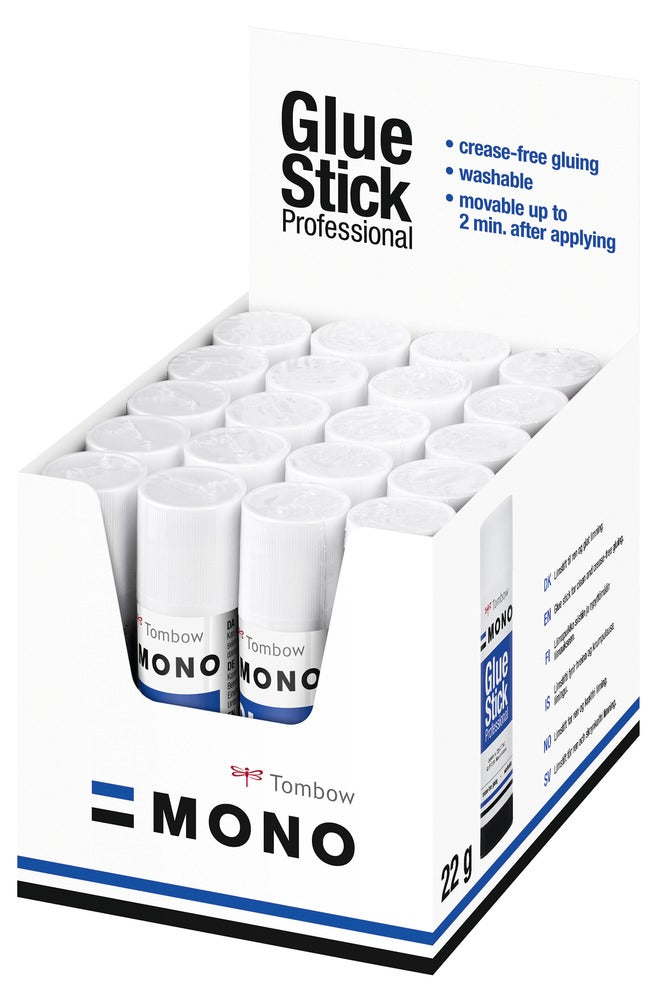 Tombow Klebestift – Permanent, Transparent, Auswaschbar, Tropffrei, Repositionierbar, 22 g, zum Basteln