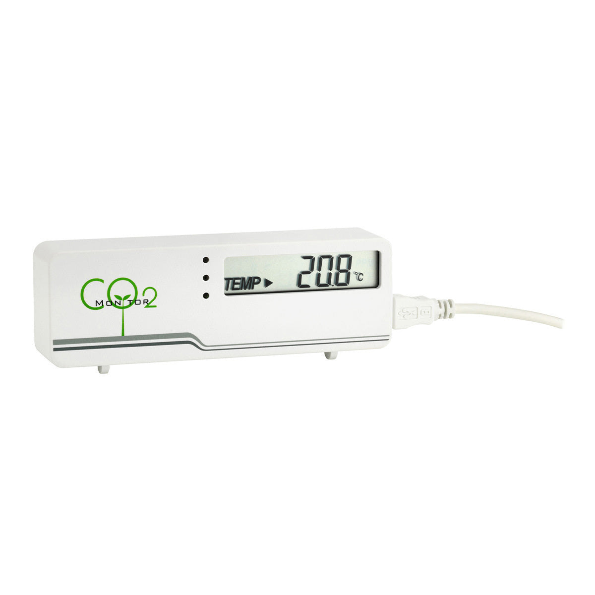 TFA-Dostmann TFA Dostmann AIRCO2NTROL MINI – CO2-Monitor, LCD-Display, USB-Kabel – Weiss