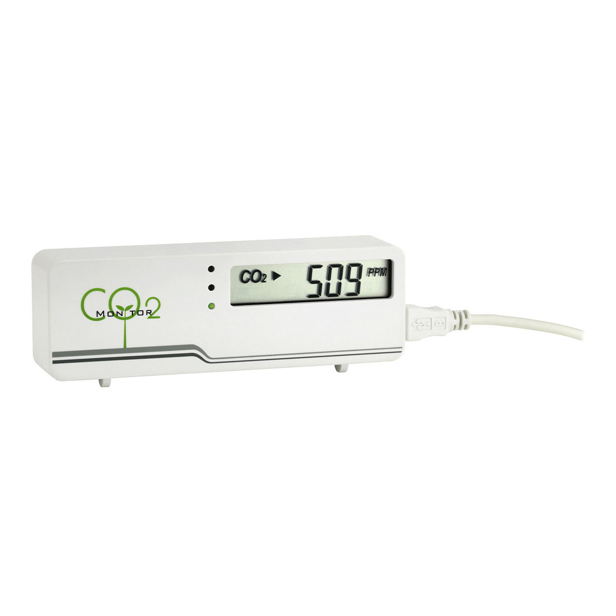 TFA-Dostmann TFA Dostmann AIRCO2NTROL MINI – CO2-Monitor, LCD-Display, USB-Kabel – Weiss