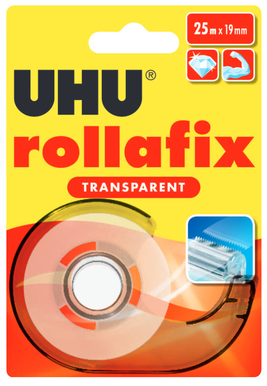 UHU Büro-Klebeband Rollafix – klar