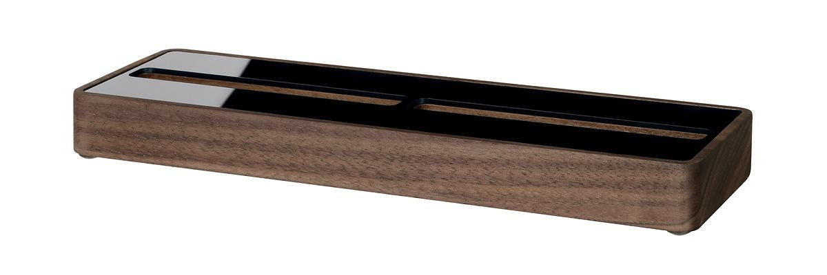 Sigel Visitenkartenhalter – Holz, Braun, 206 × 63 mm – für Visitenkarten 90 × 60 mm