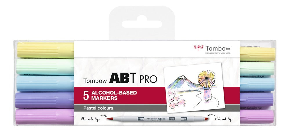 Tombow Filzstifte ABT PRO, 5 Stk.