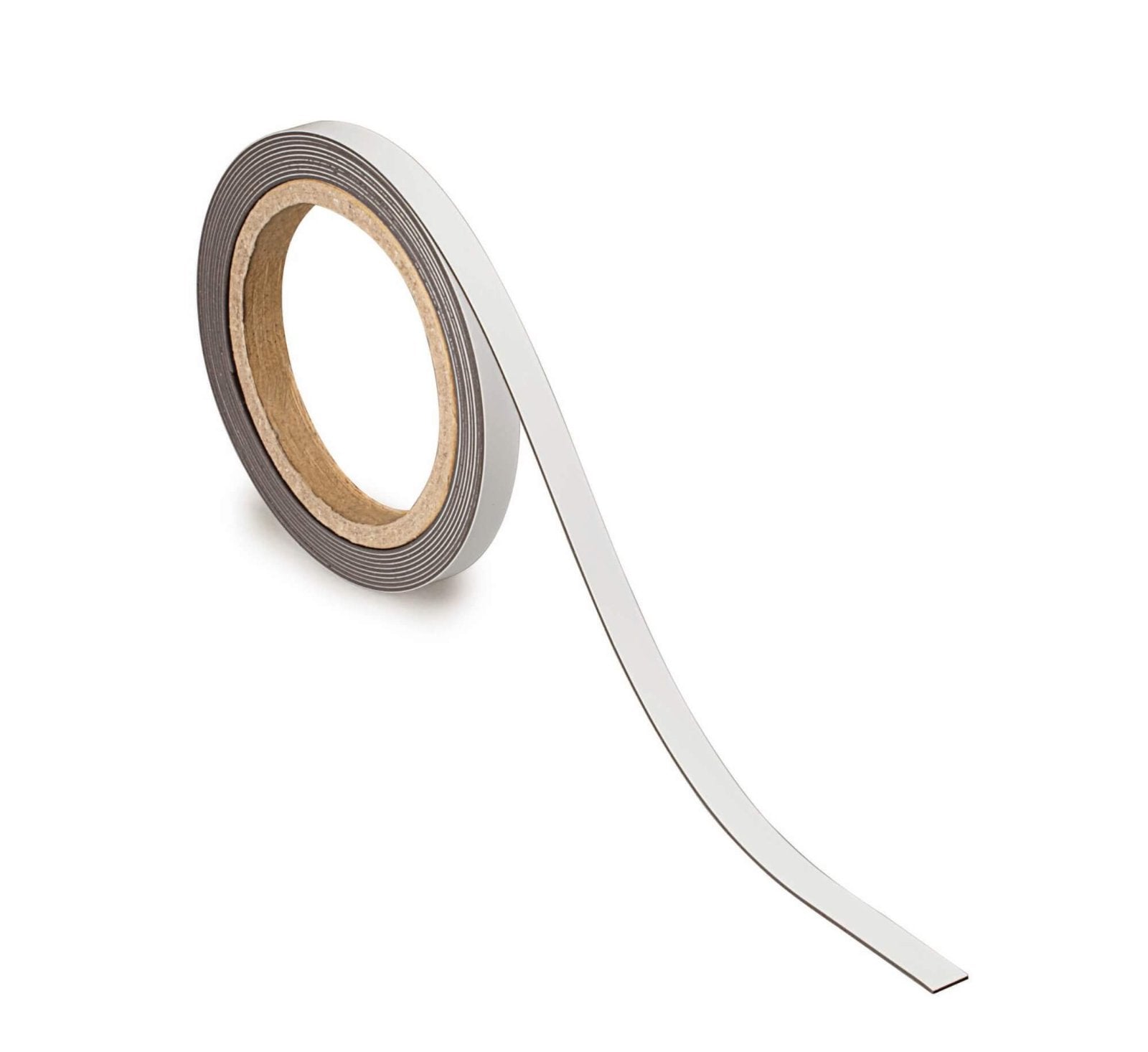 MAUL Magnetband – 10 mm × 10 m, weiss