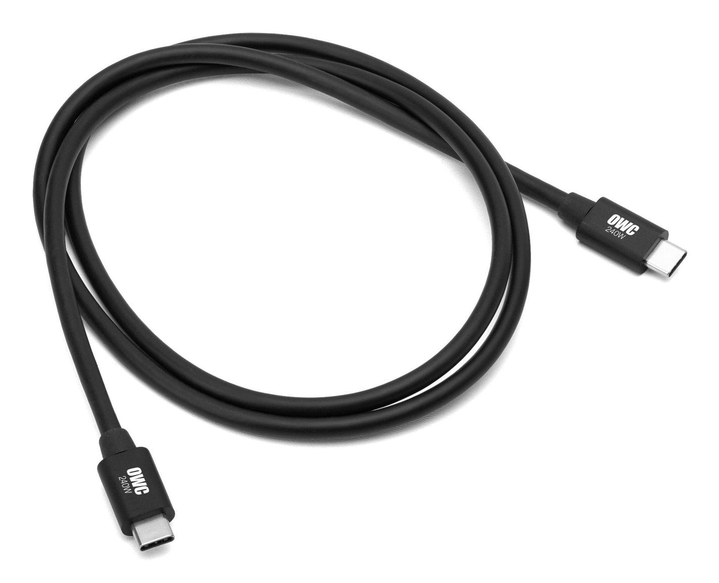 OWC Thunderbolt 5 (USB-C) Kabel – 120 Gbit/s – 1 m – PD 240 W – 8K/60 – E-Marker – Schwarz
