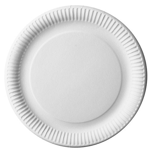 Papstar Papier/Karton Teller, rund – Ø 29 cm, weiss – FSC – 50 Stk.