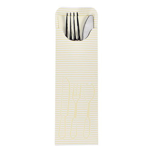 Papstar Servietten Bistro – creme – 40 × 32 cm – 100 Stück