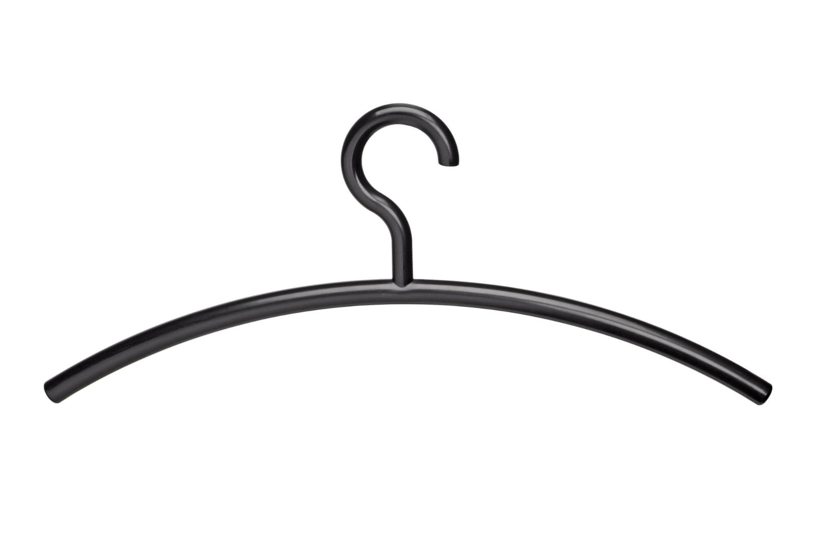 MAUL Kleiderbügel – ABS-Kunststoff, Schwarz, 45,5 × 19 × 1,6 cm – 5er-Pack