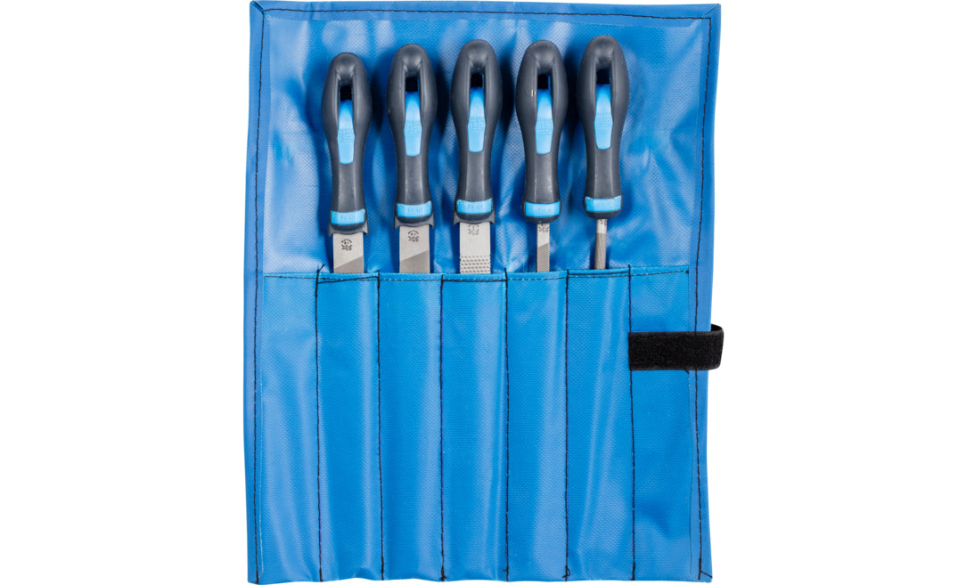 PFERD Werkstattfeilen-Set – 200 mm – Holzgriff