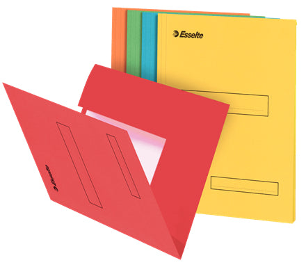 Esselte Einlagemappe A4 – Karton, Mehrfarbig, 100 Stk.