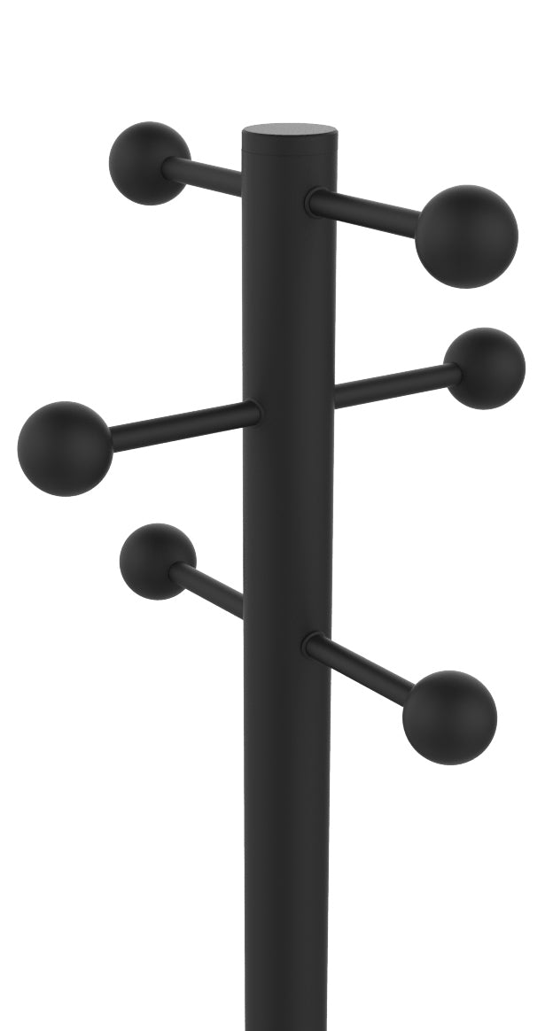 Unilux Garderobenständer ACCESS – 7,44 kg, Schwarz