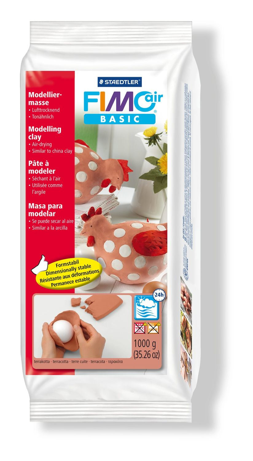 Staedtler Modelliermasse Air – Terrakotta – 96 × 200 mm, 16 mm