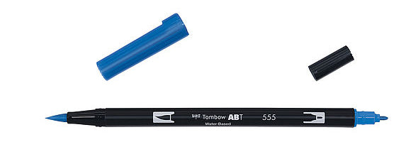 Tombow Filzstifte ABT, Strichbreite 0,3–10 mm, auswaschbar, 1 Stk.