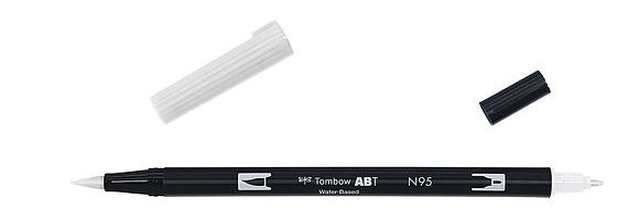 Tombow Filzstifte, Strichbreite 0,3–10 mm, auswaschbar, 1 Farbe