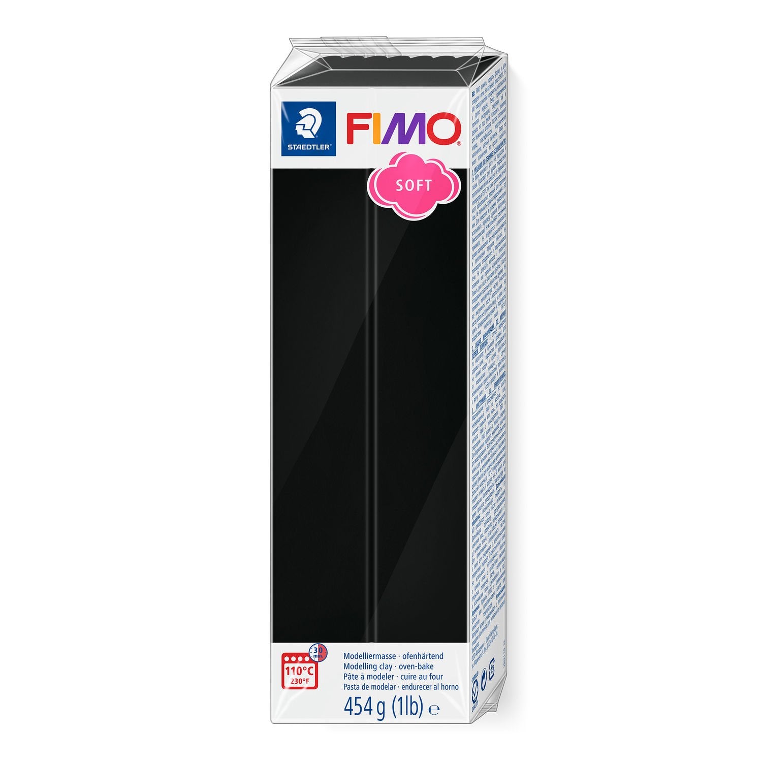 Staedtler FIMO Modelliermasse Soft – Schwarz – 454 g