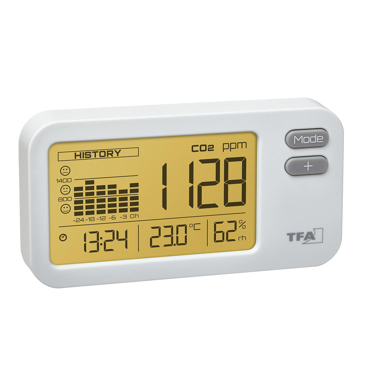 TFA-Dostmann TFA Dostmann AIRCO2NTROL COACH – Multisensor/Raumsensor, CO2-Messung, Display – Weiss