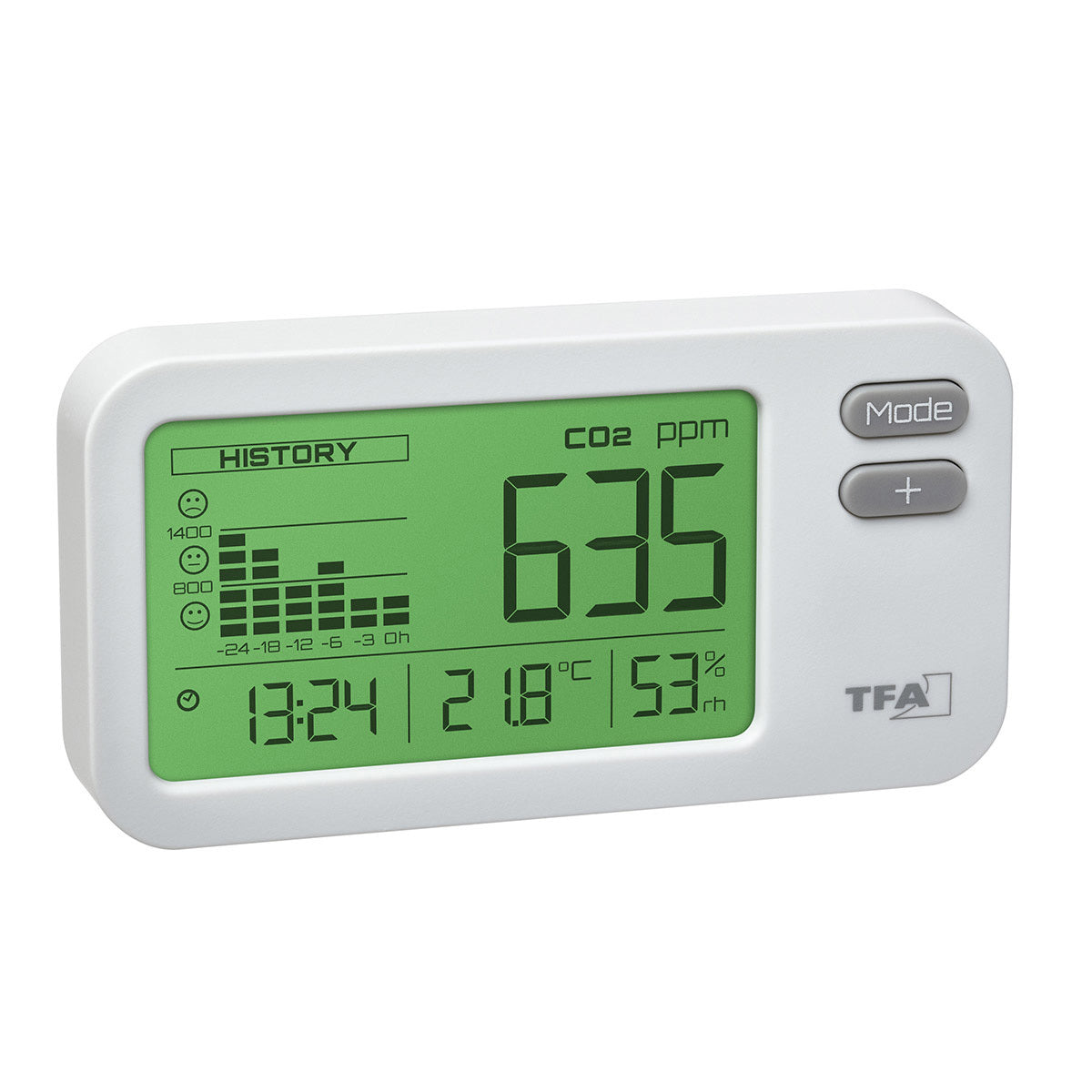 TFA-Dostmann TFA Dostmann AIRCO2NTROL COACH – Multisensor/Raumsensor, CO2-Messung, Display – Weiss