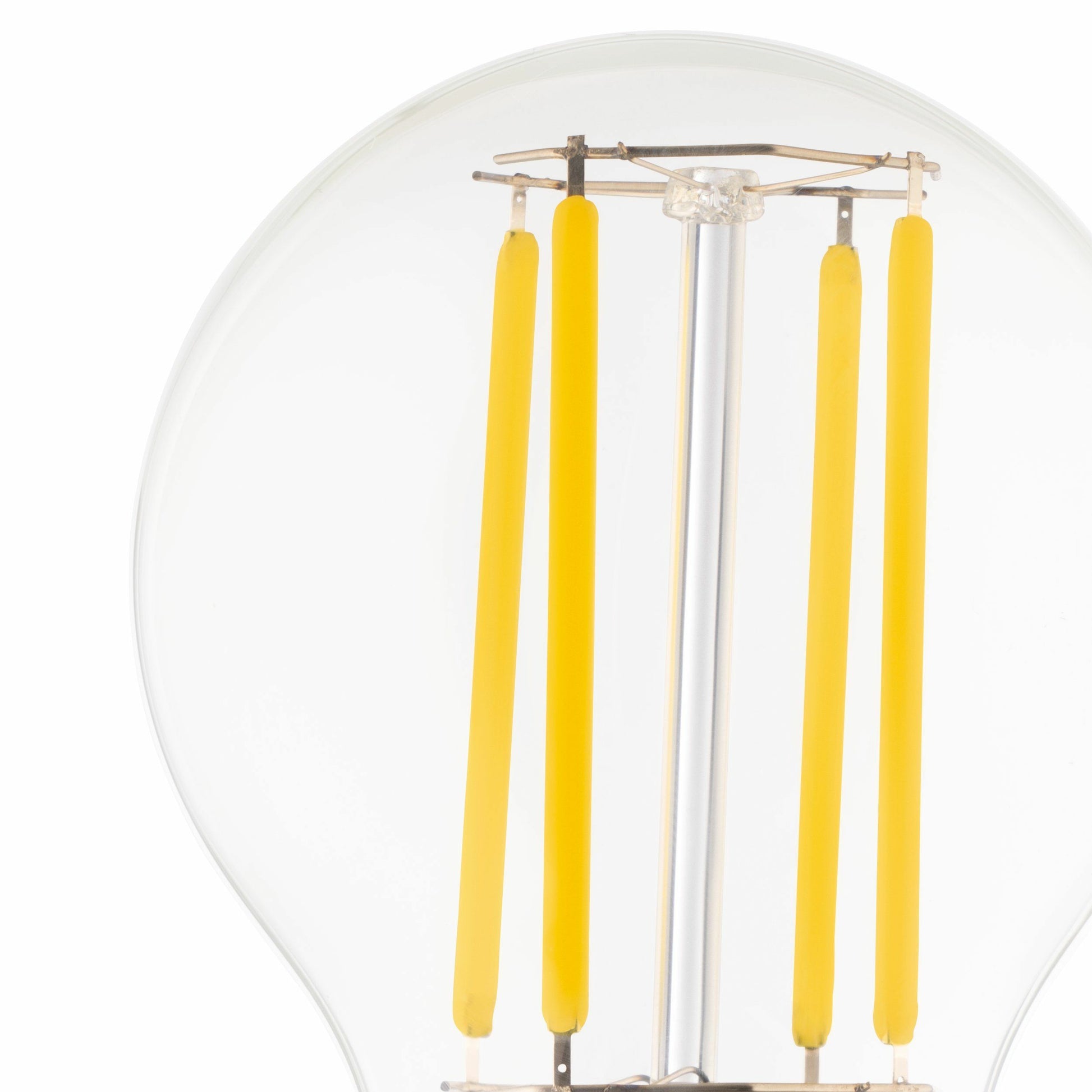EGLO Leuchtmittel E27 A60 – Warmweiss 3000 K, 806 lm, 3,8 W – 360°, IP20 – 1 Stk., Transparentes Glas