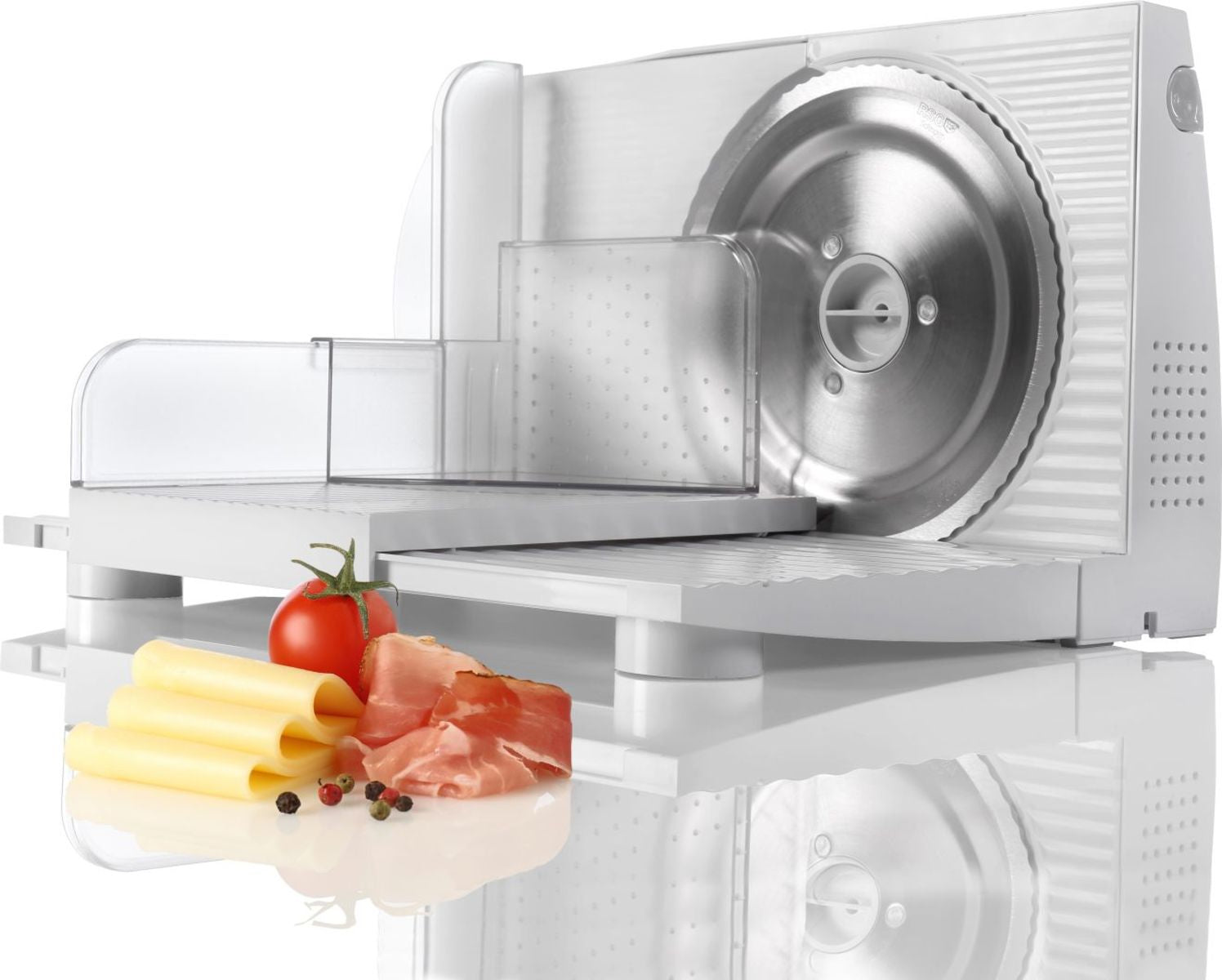 Gorenje Allesschneider R401W – 17 mm, 110 W – weiss/edelstahl