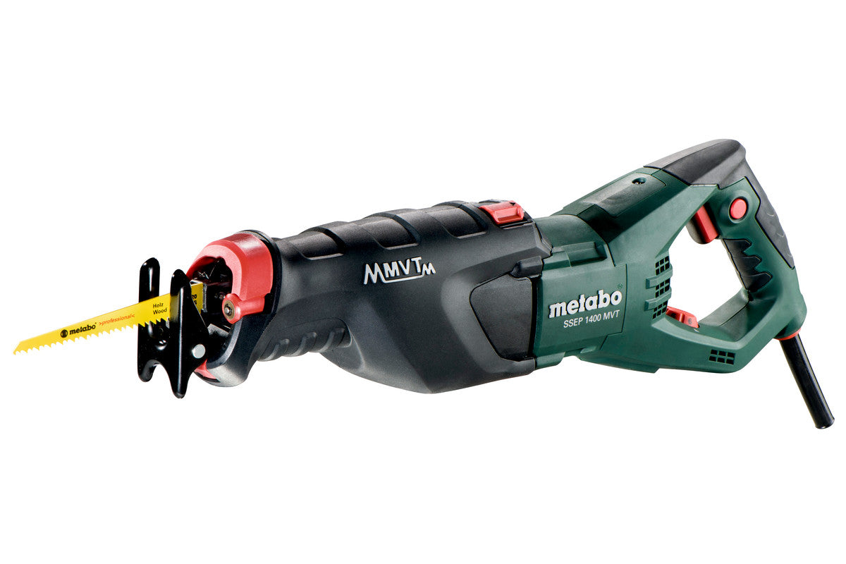 Metabo Säbelsäge SSEP 1400 MVT – 1 400 W – 1/2" Vierkantaufnahme – für Holz – Hartmetall-Sägeblatt