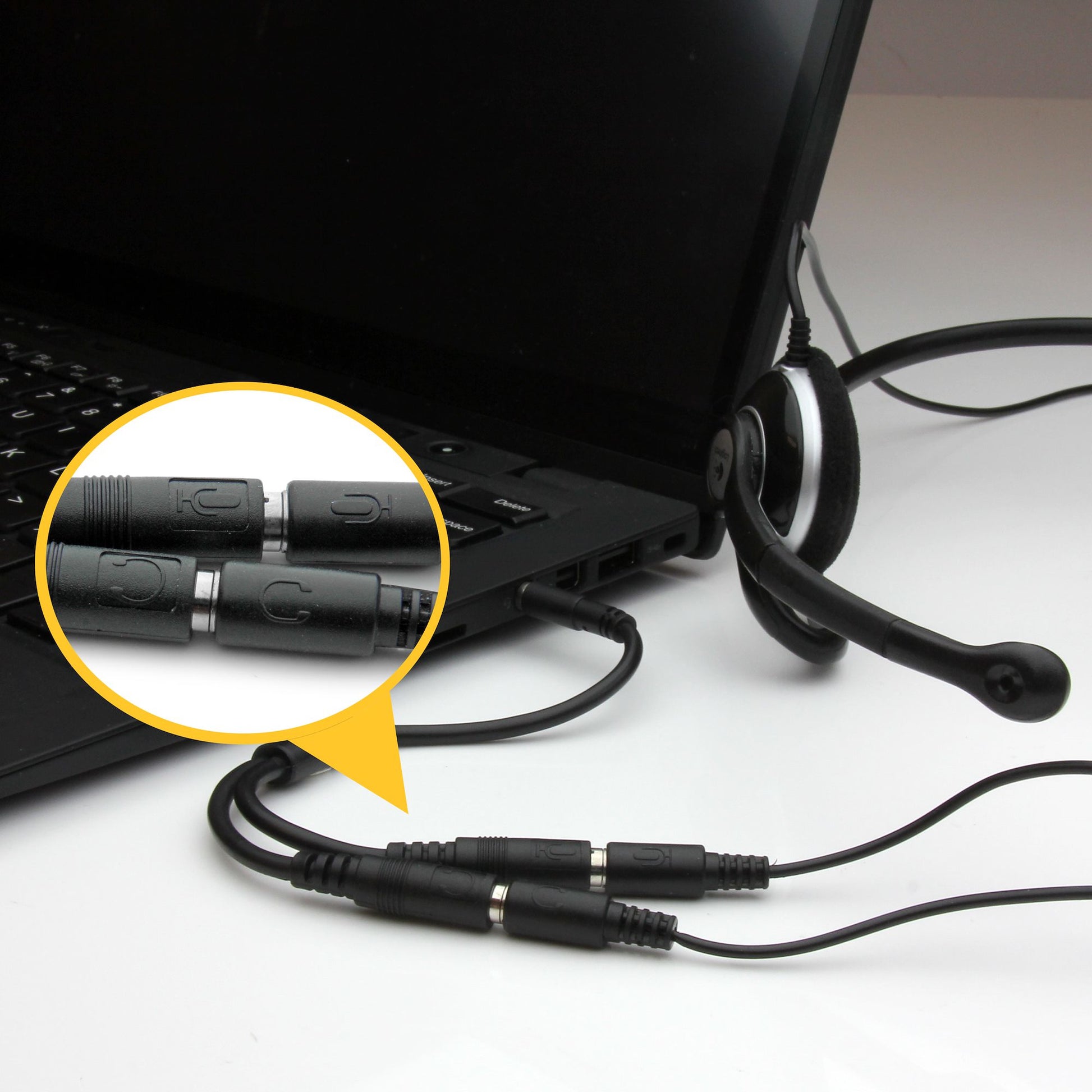 StarTech.com Headset-Adapter, Stereo, Mikrofon