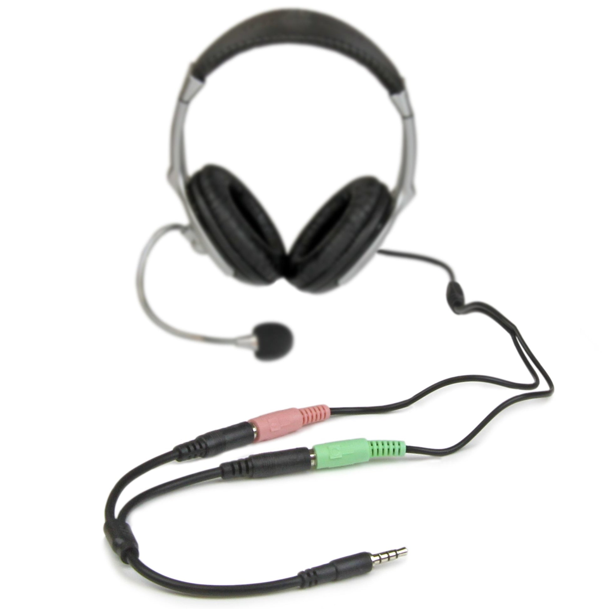 StarTech.com Headset-Adapter, Stereo, Mikrofon
