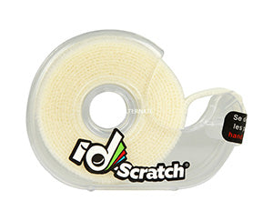 PatchSee ID-SCRATCH – Klettband, 20 mm × 2 m, weiss, 1 Stück