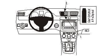 Brodit ProClip – Auto-Halterung – für Volkswagen Passat (05–14), Passat Alltrack (12–15), Passat CC (09–17) –