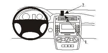 Brodit ProClip – Auto-Halterung – Schwarz