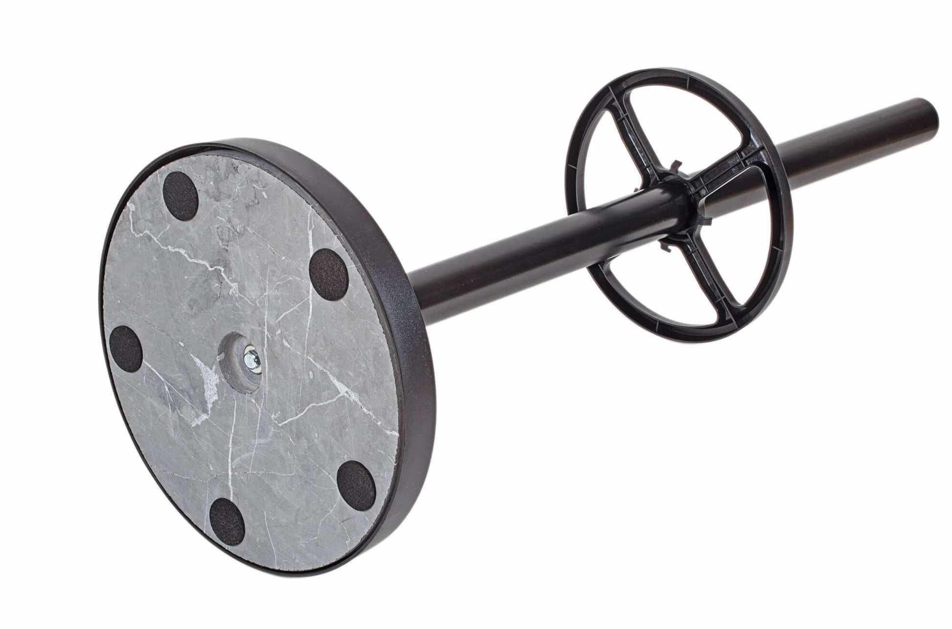 MAUL Garderobenständer – 4 Haken, Metall/Kunststoff, Schwarz, Ø 36,5 × 175 cm