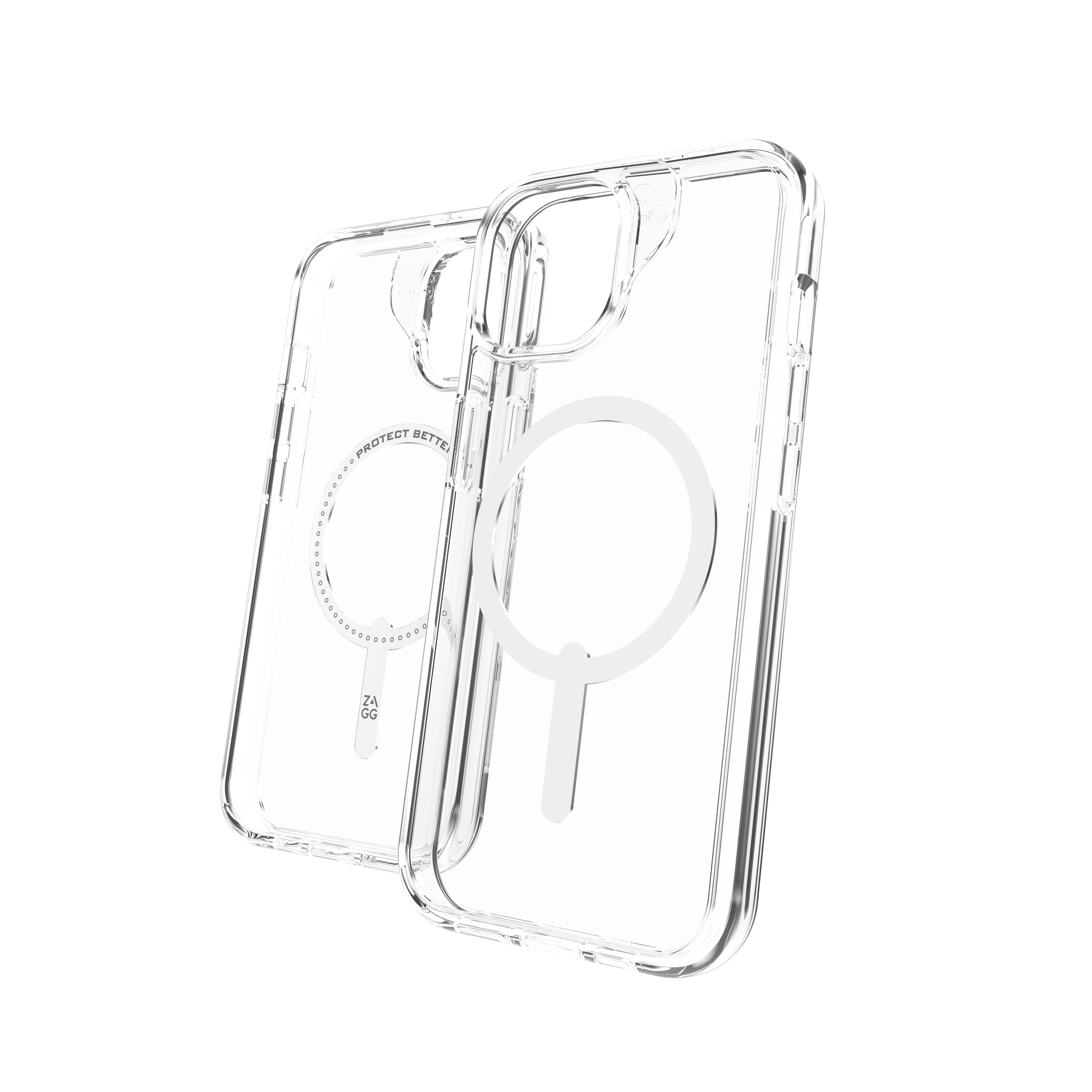 ZAGG Backcover Crystal Palace – für Apple iPhone 13–16 – Snap-/Lock-Verschluss