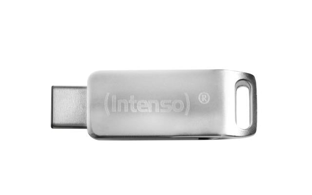 Intenso cMobile Line 128 GB – USB-Stick (USB-A/USB-C), USB 3.2 Gen 1, 70 MB/s, Metall, Silber