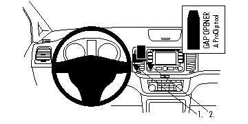 Brodit ProClip – Auto-Halterung – für VW Sharan (2011–2017), Seat Alhambra – Schwarz