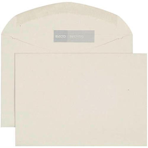 Elco Couvert C6 (162 × 114 mm), ohne Fenster, recyclingweiss, 80 g/m², Recyclingpapier – 500 Stk.