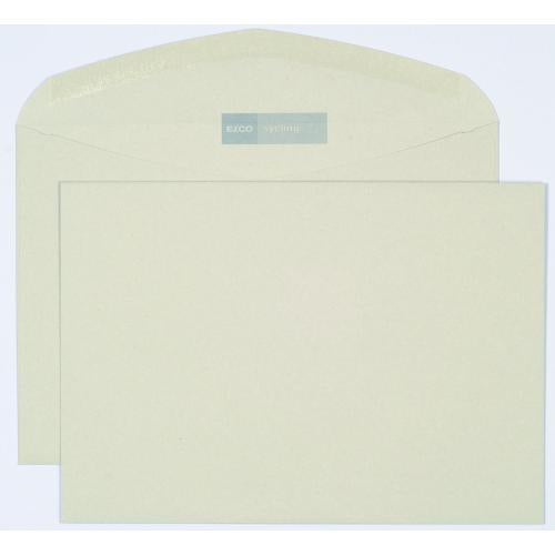 Elco Couvert C5 (229 × 162 mm), ohne Fenster, nassklebend (Optimail), grau, 100 g/m², Papier – 500 Stk.