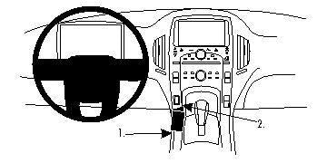 Brodit ProClip – Auto-Halterung – Schwarz