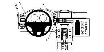 Brodit ProClip – Auto-Halterung – für Volvo S80 (2012–2016) – Schwarz