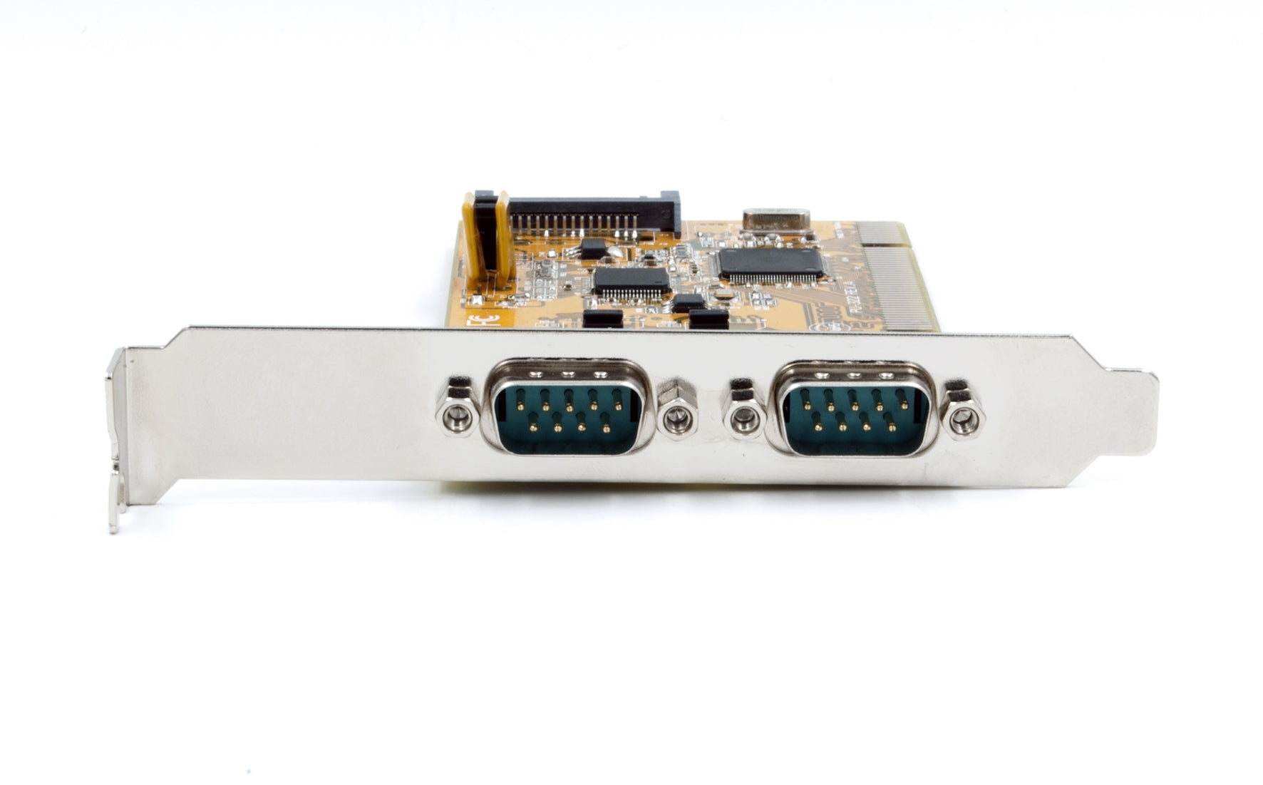 EXSYS EX-45032 PCIe-Karte – 2× RS-232/422/485, 300–921.6 kBaud, Full Profile – für Windows/Linux