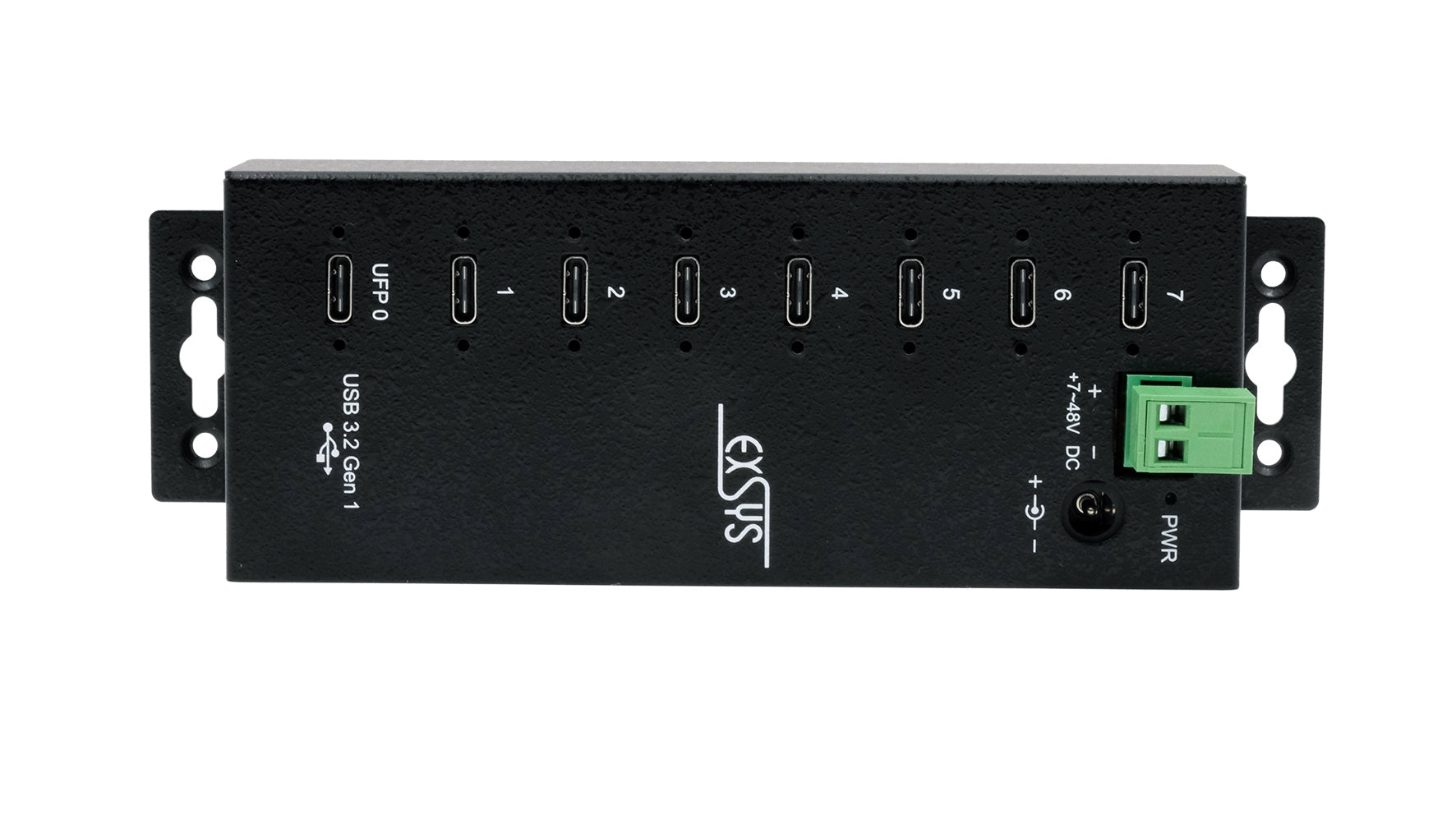 EXSYS EX-1147HMVS USB-Hub – 7× USB-C, 5 Gbit/s