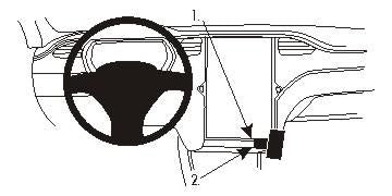 Brodit Auto-Halterung – Universal – Schwarz
