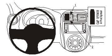Brodit ProClip – Auto-Halterung – Schwarz