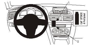 Brodit ProClip 854966 – Auto-Halterung – Schwarz